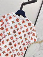 Vintage Totem Print Casual T-shirt