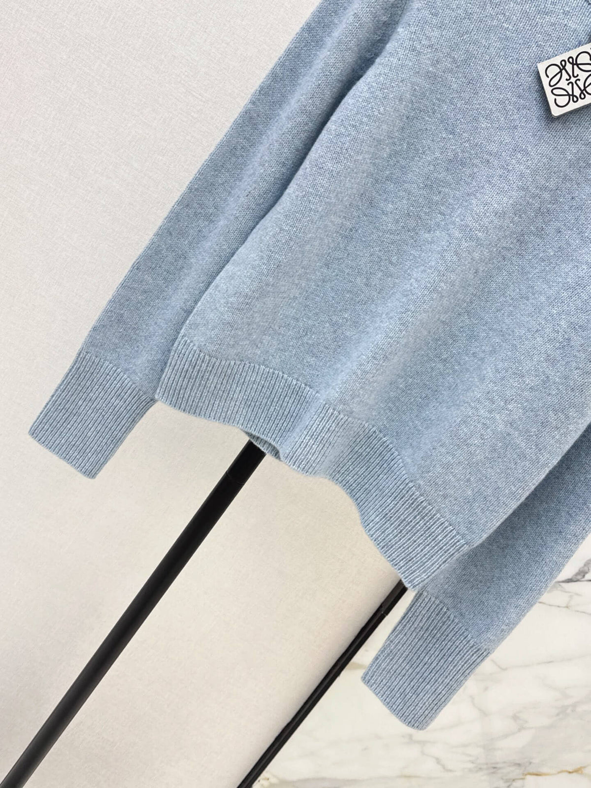 Crew Neck Embroidered Sweater