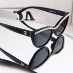 Pearl-Accented Sunglasses