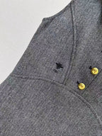 Bee Stitch Collared Tank Dress