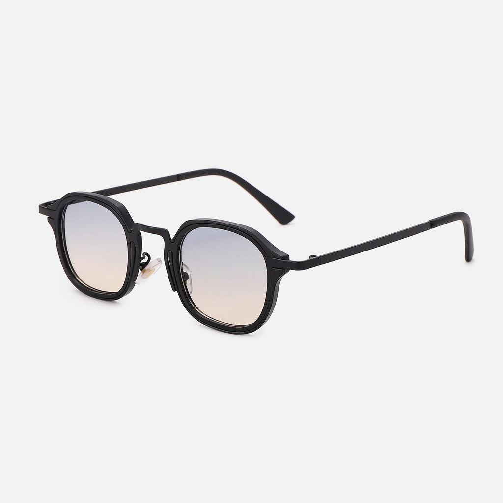 Geometric Thick‑Rim Sunglasses