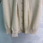 Tie Shawl Scallop Edge Knit Vest