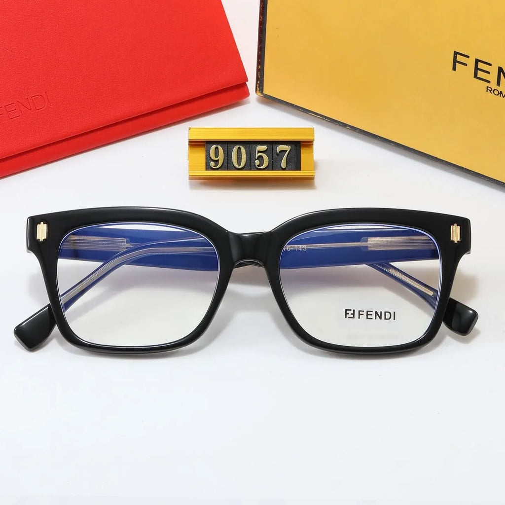 Fashion Square Frame Plain Glasses