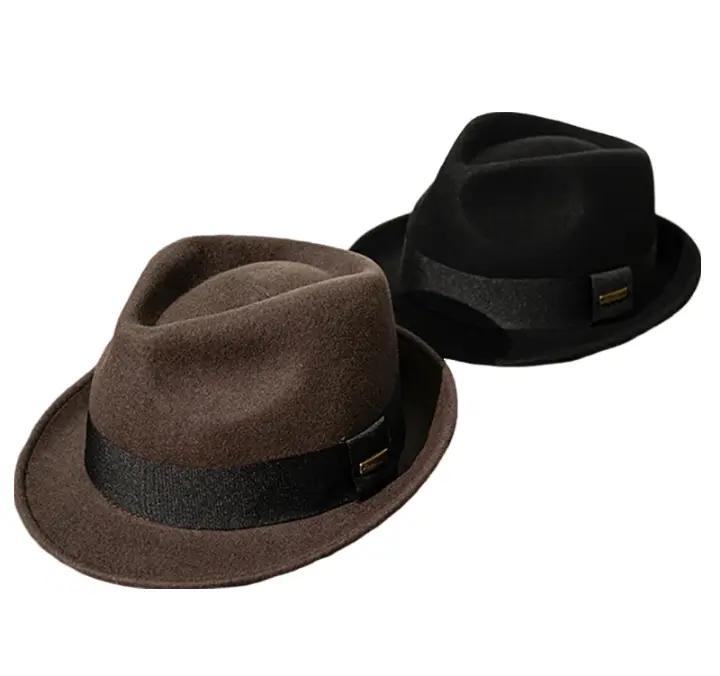Floral Accent Fedora Hat