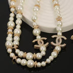 New Double-C Pearl Necklace
