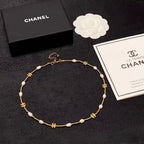 Natural Pearl Gold Chain Necklace