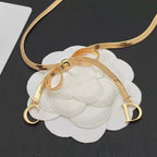 Unique Chain Bow Necklace