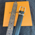Classic Floral-Designed Buckle Belt