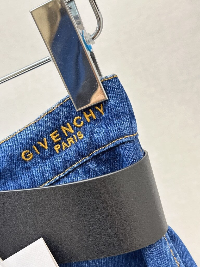 Dark Blue Irregular Denim Set