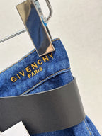 Dark Blue Irregular Denim Set