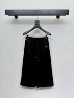 Triangle Logo Polo Slit Skirt Set