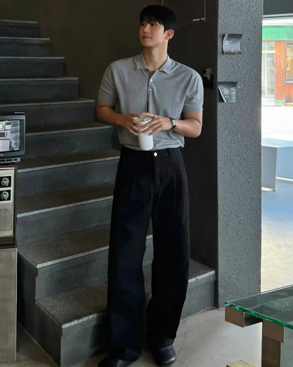 Premium Solid‑Color Polo Tee