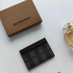 Classic Checkered Design Card Holder