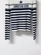 Nautical Striped Slim Knit Top