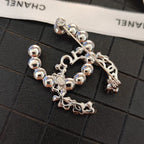 Pearl & Diamond Encrusted Brooch