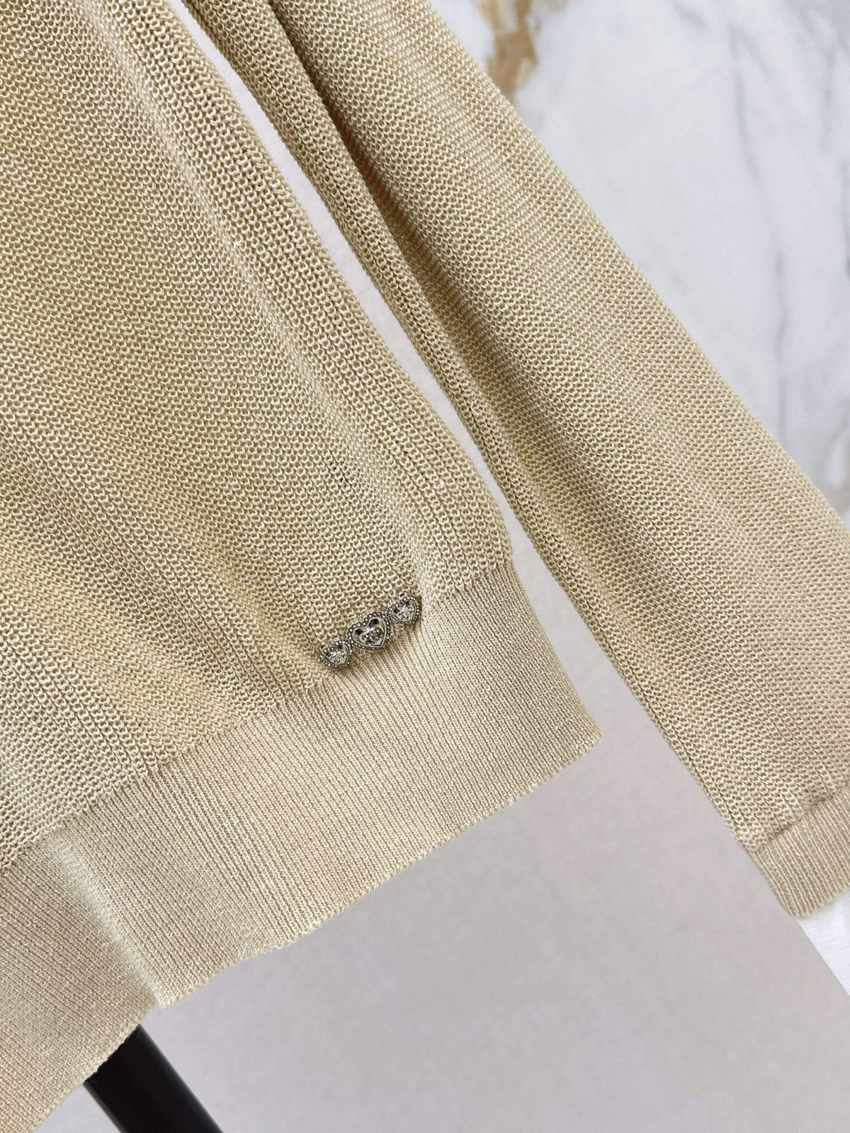 Two-Piece Collar Knit Top