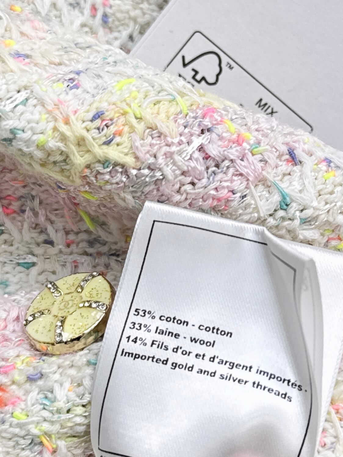 Pastel Fleck Round Neck Knit Vest