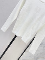 Slim Fit Long Sleeve Knit Top