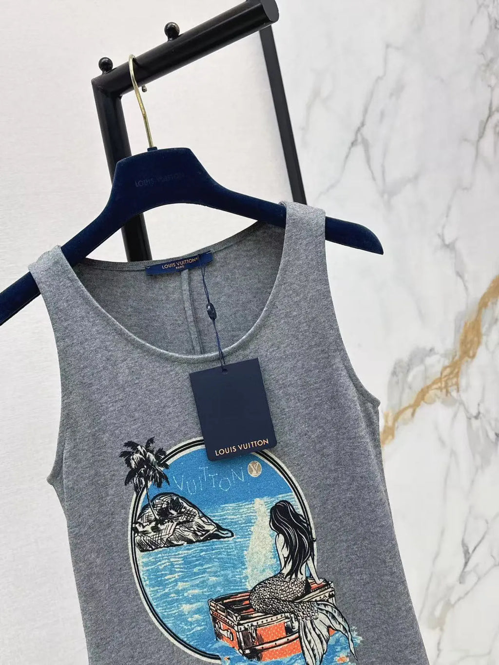 Casual Mermaid Print Dress