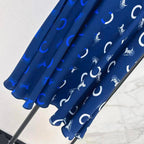 Satin Carriage Print Skirt