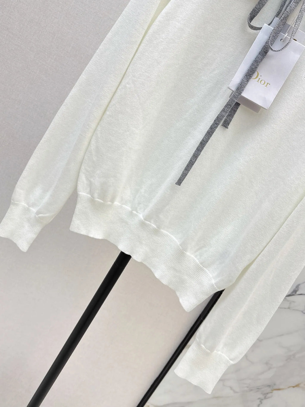 Pearl Ruffle Knit Top