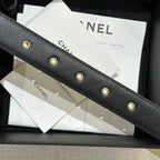 Classic Diamond Quilted Letter Buckle Belt