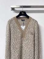 Shimmer Sequin Knit Sweater