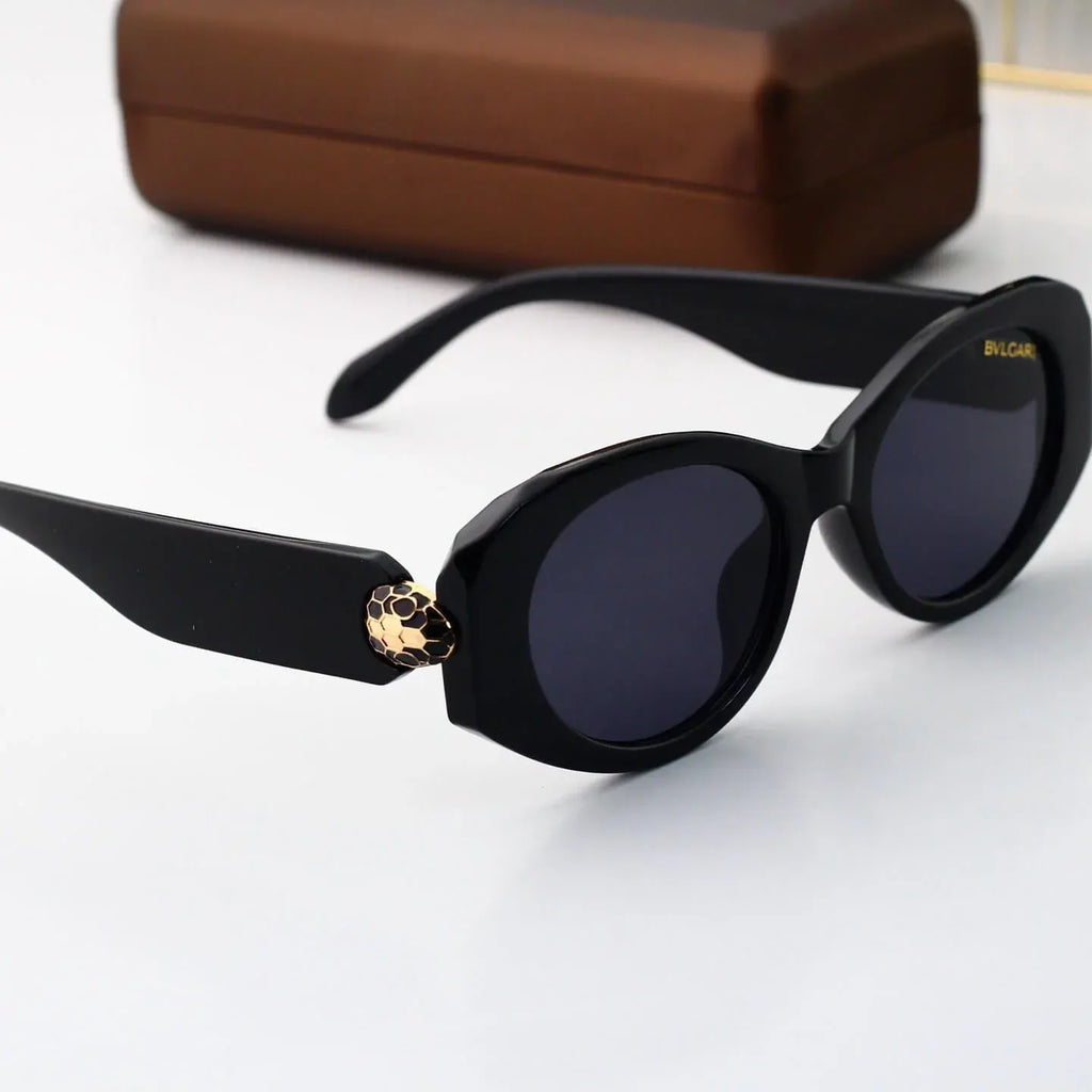 Chic Retro Snake Element Cat Eye Sunglasses