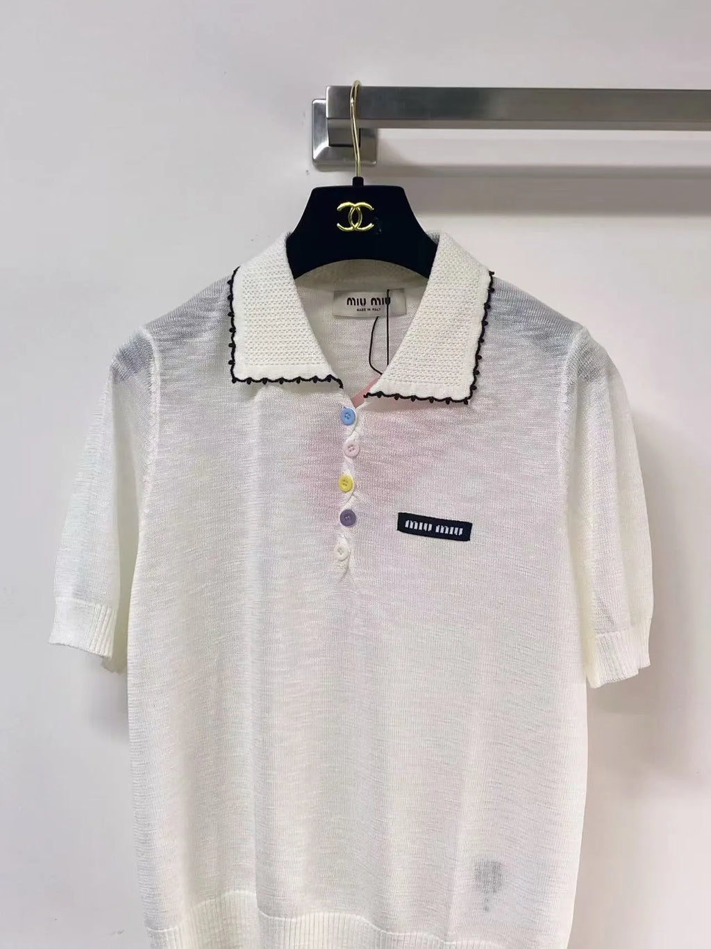 Colorful Button Polo Shirt