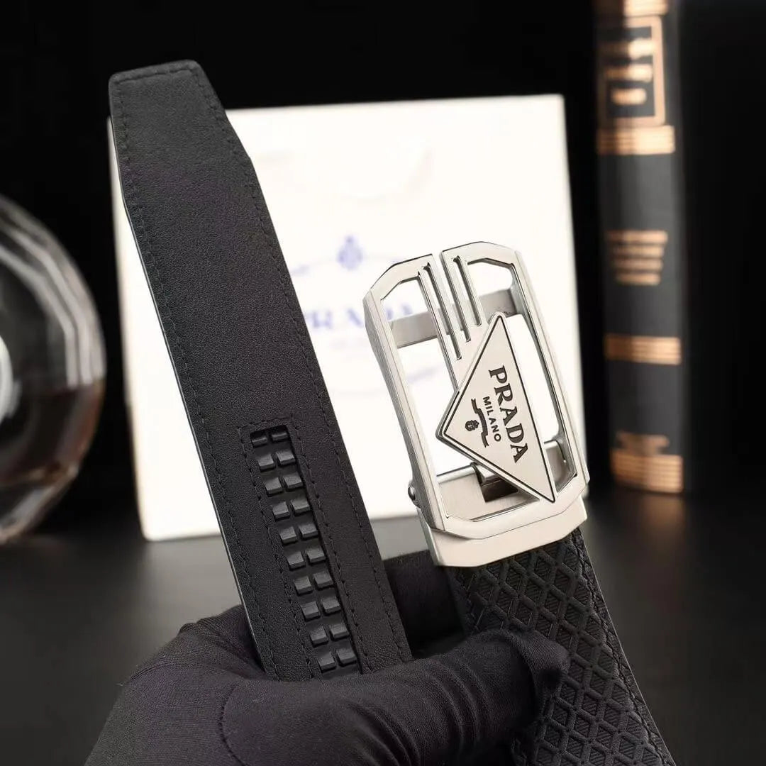 Classic Triangle Cut-Out Buckle Belt