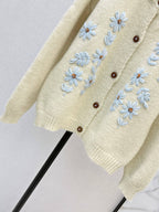 3D Embroidery Knit Cardigan
