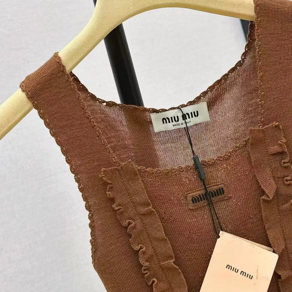 Signature Patch Knit Vest