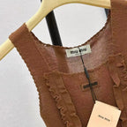 Signature Patch Knit Vest