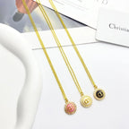 Signature Disk Pendant Chain