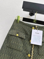 Cropped Tweed Jacket Skirt Co-ord Set