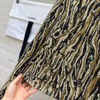 Woven Textured Leopard Short Jacket