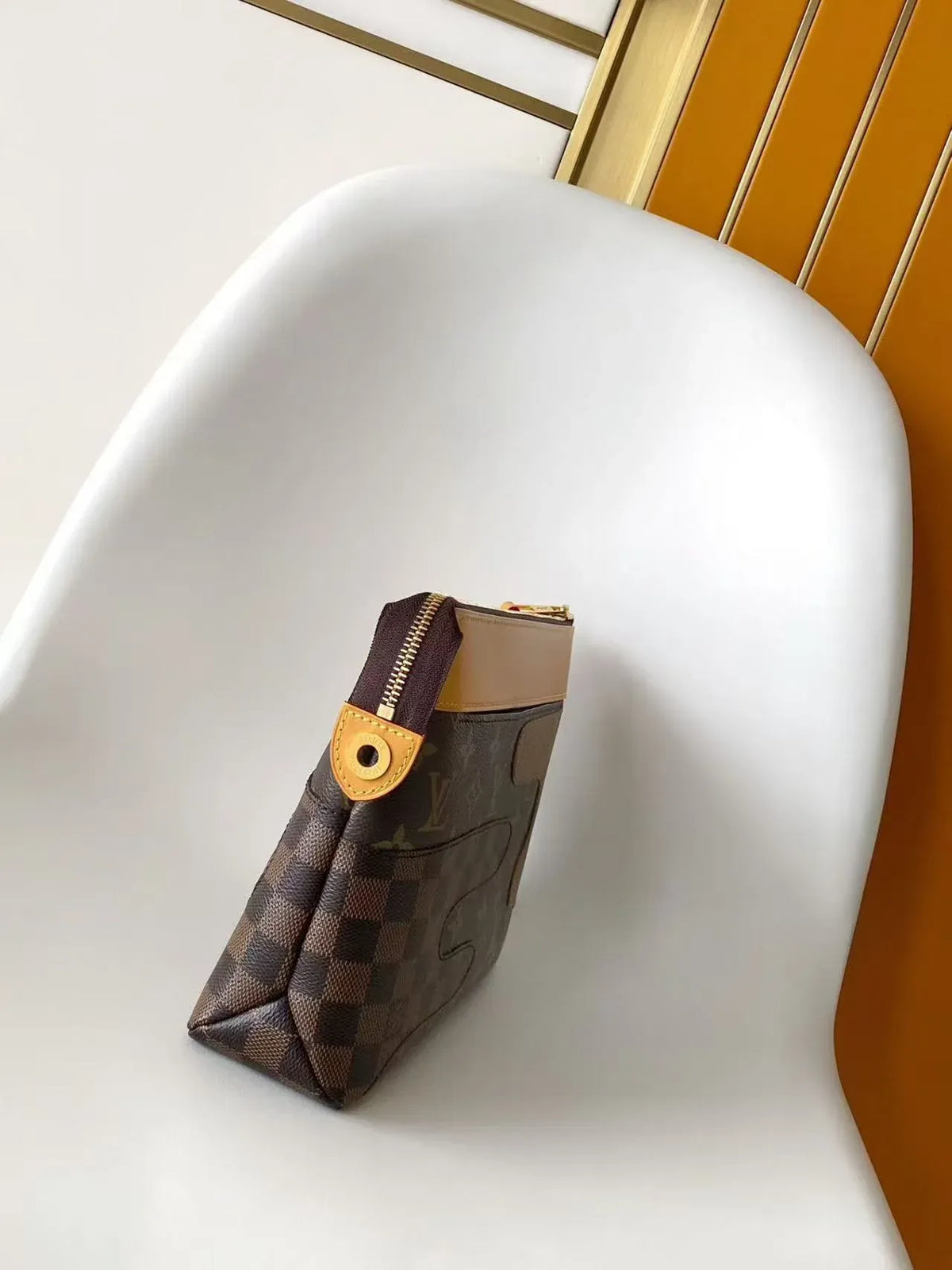 Classic Print Patchwork Clutch