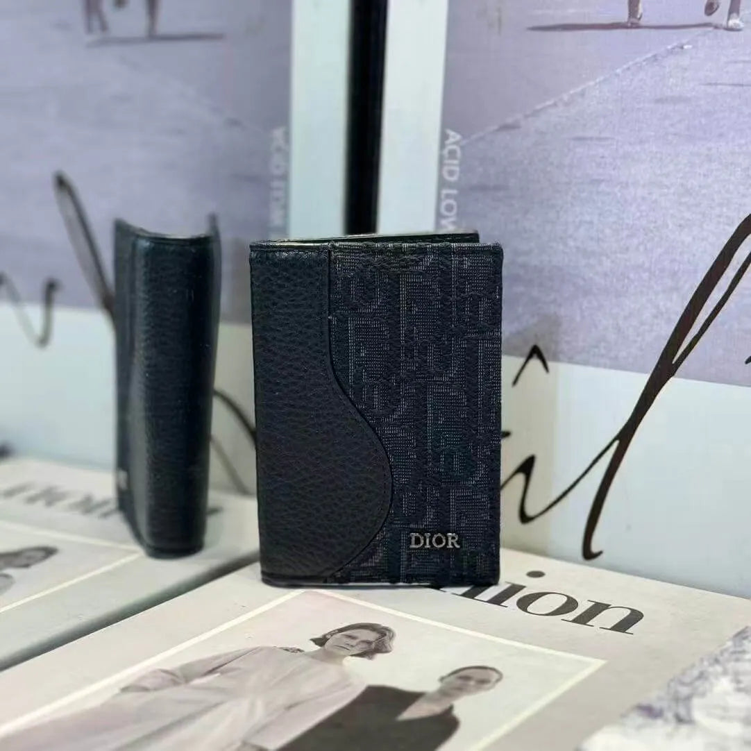 Black Monogram Wallet