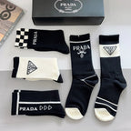 Classic Triangle Pattern Socks