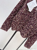 Marled Yarn Loose Fit Knit Sweater