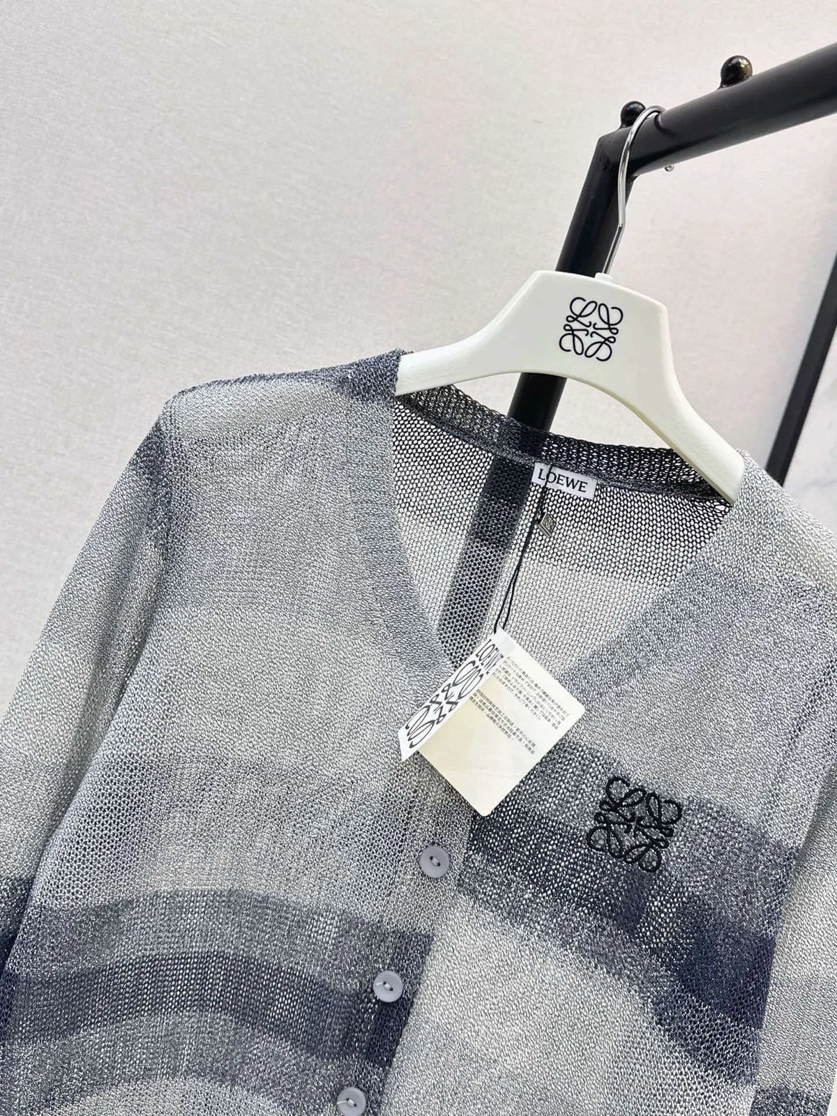 Loose Breath Gradient Knit Top