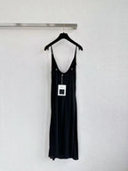 Minimalist Low-Neck Slip Dress