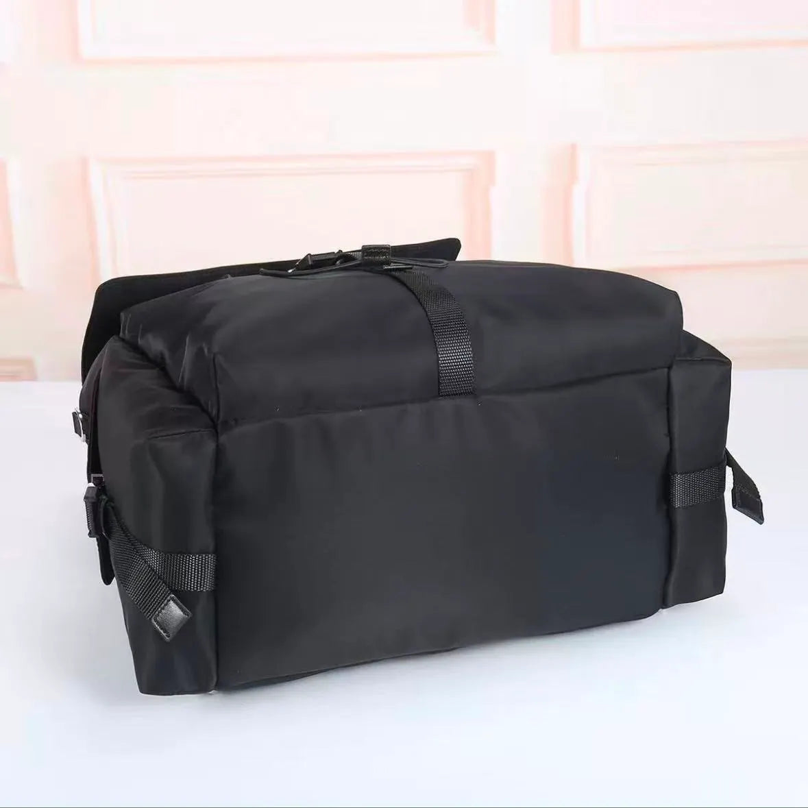 Solid Nylon Backpack