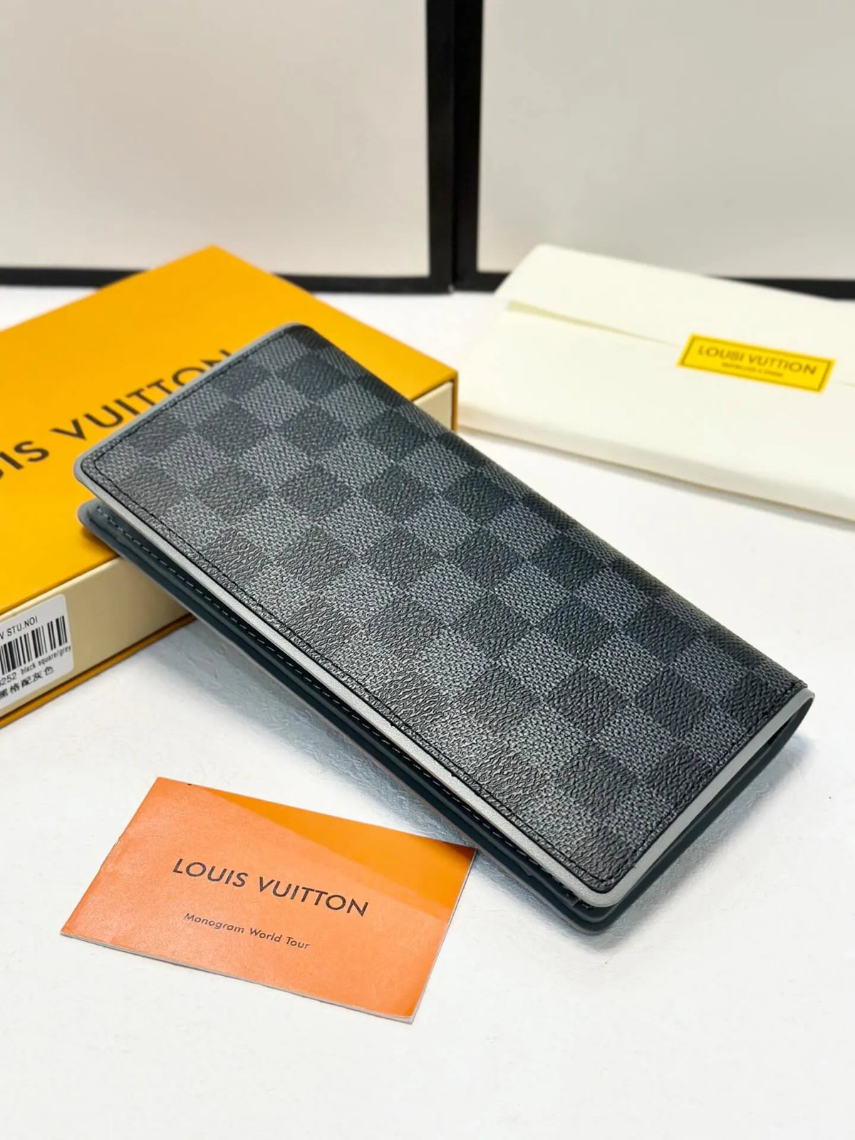 Checkerboard Long Wallet