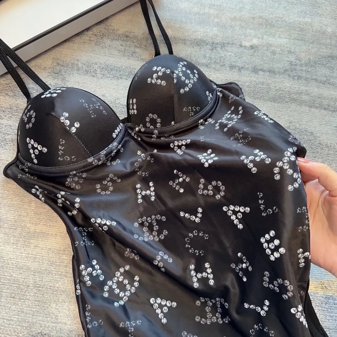 Chic Spaghetti Strap Swimsuit