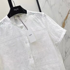Eyelet Embroidered Shirt