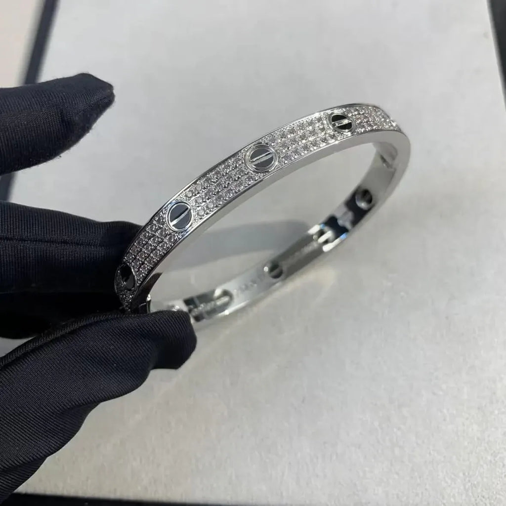 Black Studded Diamond Bracelet