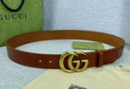 Vintage Brown Leather Belt