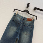 Metal Chain Pocket Jeans