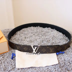 Brown All-over Jacquard Belt